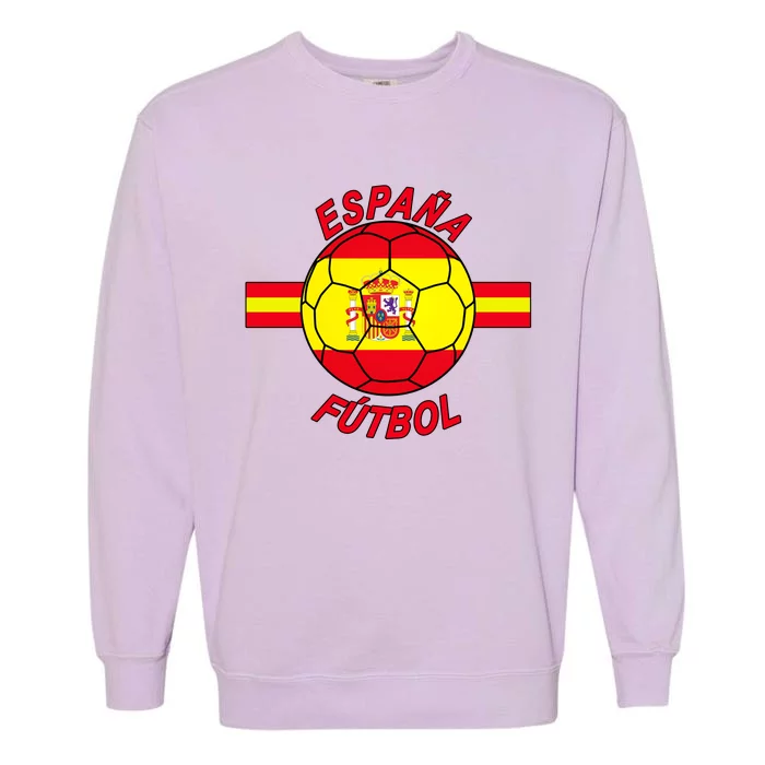 Espana Futbol Spain Soccer Logo Garment-Dyed Sweatshirt