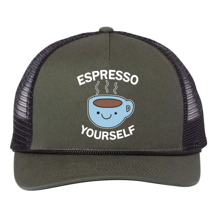 Espresso Yourself Retro Rope Trucker Hat Cap