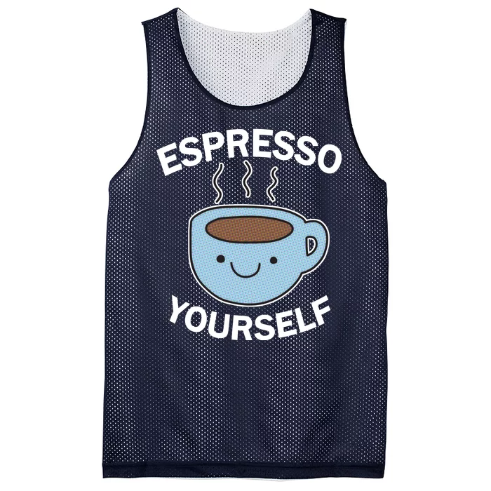 Espresso Yourself Mesh Reversible Basketball Jersey Tank