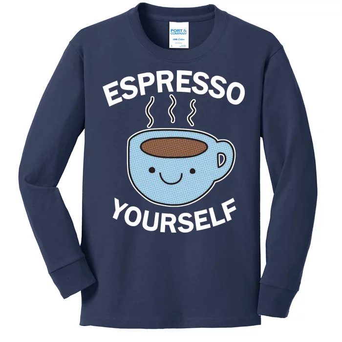 Espresso Yourself Kids Long Sleeve Shirt