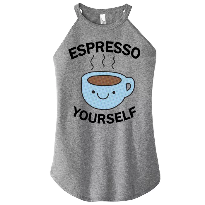 Espresso Yourself Women’s Perfect Tri Rocker Tank