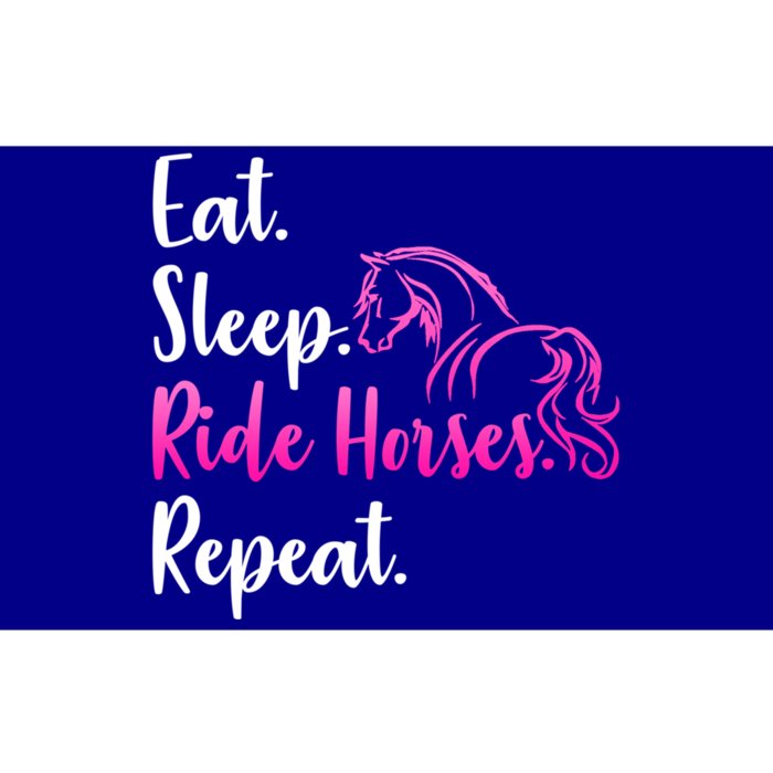 Eat Sleep Ride Horses Repeat Horse Lovers Riding Gift Bumper Sticker