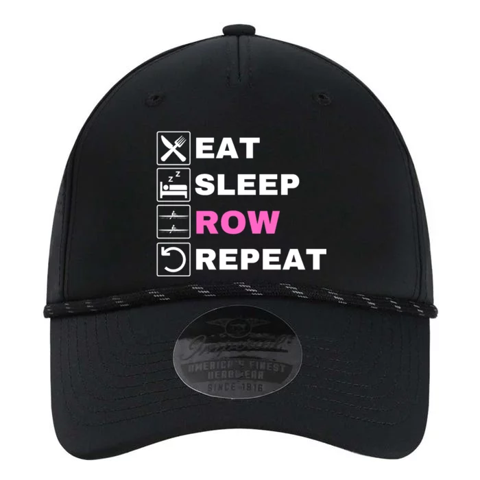 Eat Sleep Row Repeat, Erg Rowing Crew, Rowing Oar, Row Crew Performance The Dyno Cap