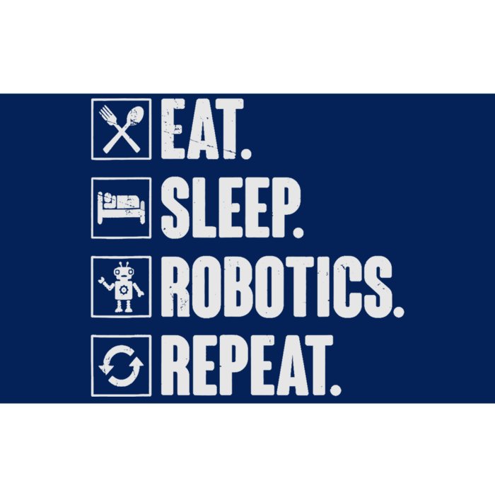 Eat Sleep Robotics Repeat Vintage Engineer Gift Bumper Sticker