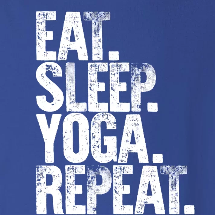 Eat Sleep Repeat Gift Eat Sleep Yoga Repeat Gift Toddler Long Sleeve Shirt