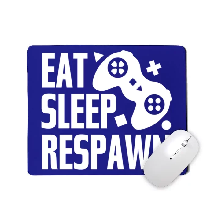 Eat Sleep Respawn Funny Video Gamer Gaming Humor Joke Cool Gift Mousepad