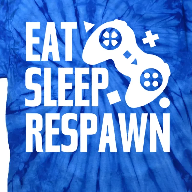 Eat Sleep Respawn Funny Video Gamer Gaming Humor Joke Cool Gift Tie-Dye T-Shirt