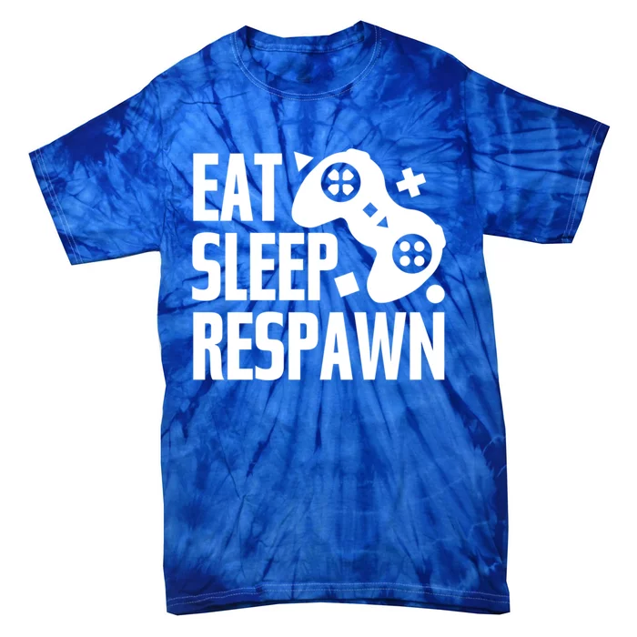 Eat Sleep Respawn Funny Video Gamer Gaming Humor Joke Cool Gift Tie-Dye T-Shirt