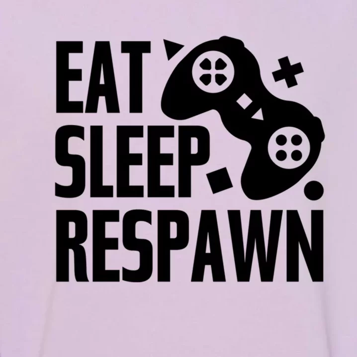 Eat Sleep Respawn Funny Video Gamer Gaming Humor Joke Cool Gift Garment-Dyed Sweatshirt