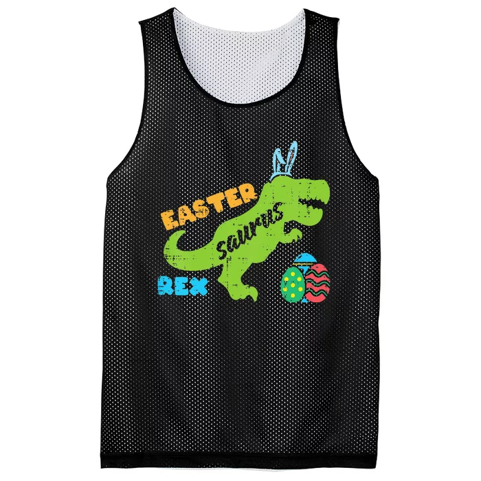 Easter Saurus Rex Trex Cute Dinosaur Mesh Reversible Basketball Jersey Tank