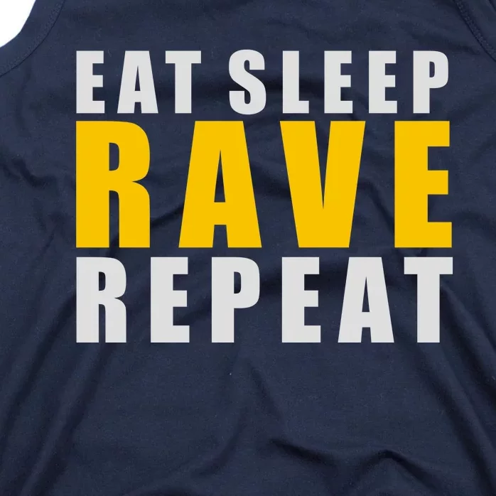 EAT SLEEP RAVE REPEAT Tank Top