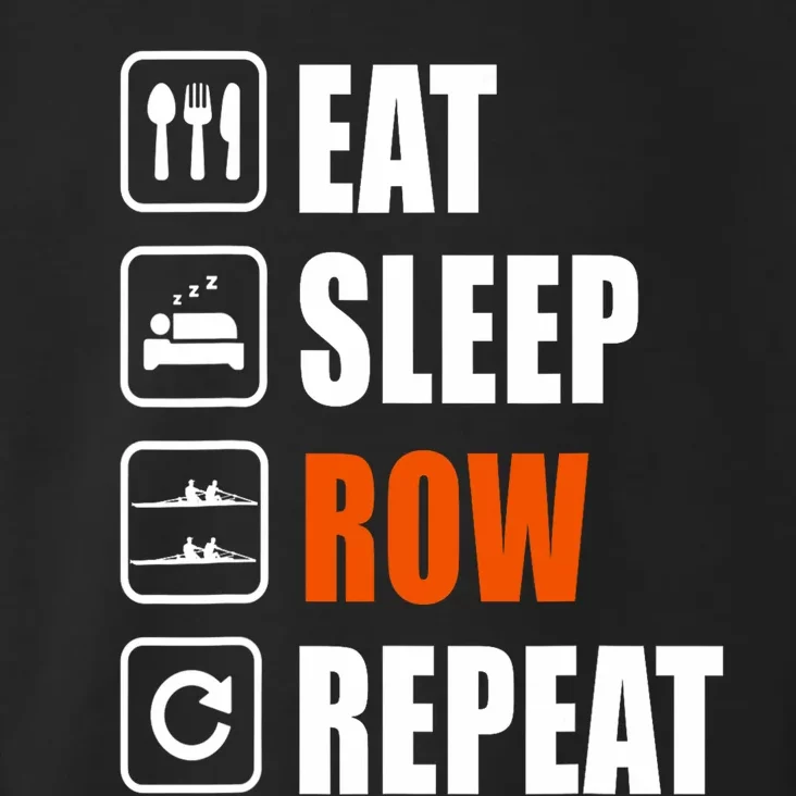 Eat Sleep Row Repeat Erg Rowing Crew Rowing Oar Row Crew Toddler Hoodie