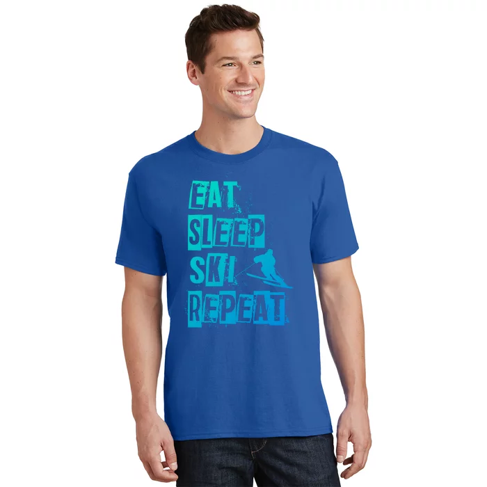 Eat Sleep Ski Repeat Gift T-Shirt