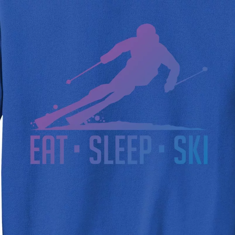 Eat Sleep Ski Skiing Skier Snow Winter Vacation Gift Sweatshirt