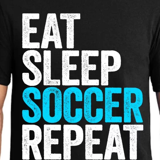 Eat Sleep Soccer Repeat Pajama Set