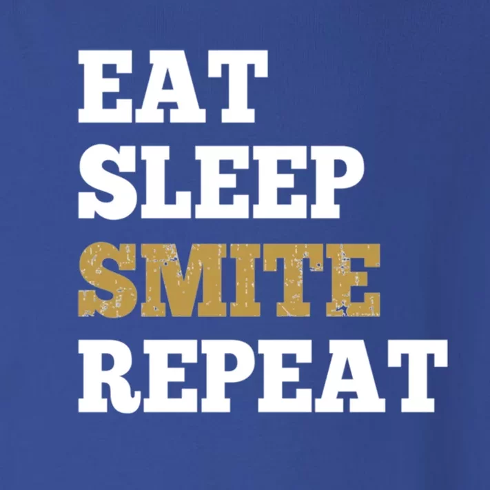 Eat Sleep Smite Repeat Gift For Rpg Roleplaying Gamers Toddler Long Sleeve Shirt