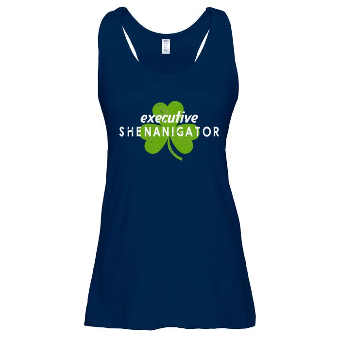 Executive Shenanigator St Patricks Day Ladies Essential Flowy Tank