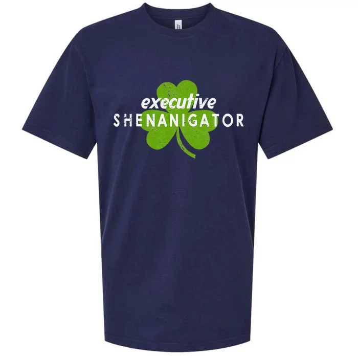 Executive Shenanigator St Patricks Day Sueded Cloud Jersey T-Shirt