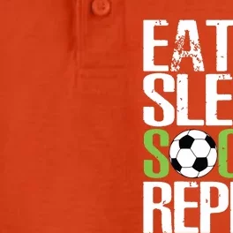 Eat Sleep Soccer Repeat Shirts Cool Sport Player Gift Dry Zone Grid Performance Polo