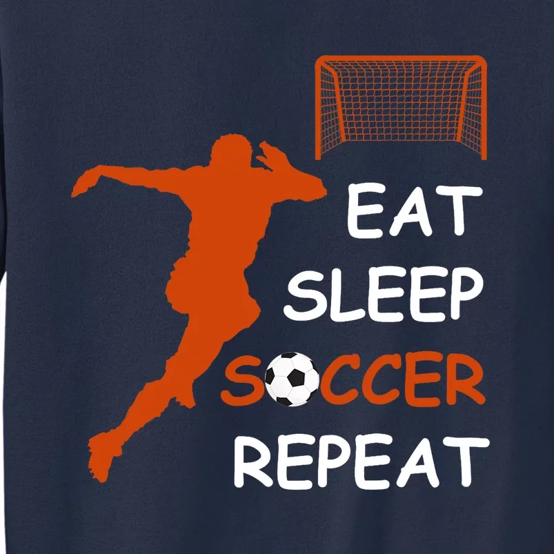 Eat Sleep Soccer Repeat funny Cool Sport Player Sweatshirt