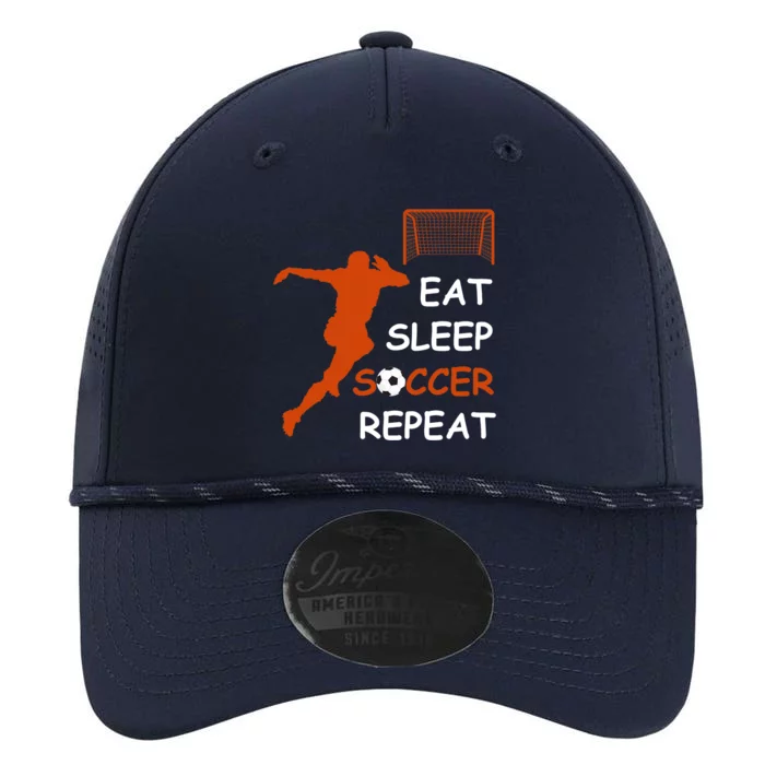 Eat Sleep Soccer Repeat funny Cool Sport Player Performance The Dyno Cap