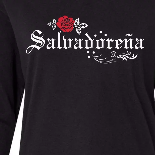 El Salvador SalvadoreñA Womens Cotton Relaxed Long Sleeve T-Shirt