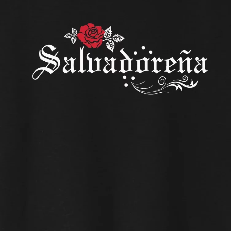 El Salvador SalvadoreñA Women's Crop Top Tee