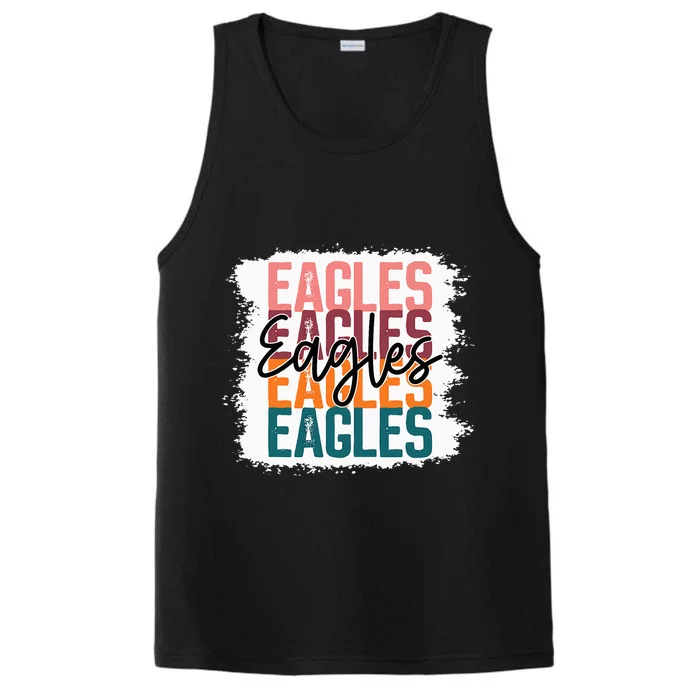 Eagles School Sports Fan Team Spirit Performance Tank