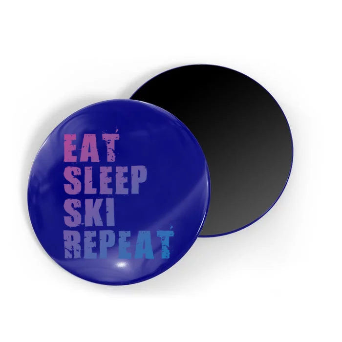 Eat Sleep Ski Repeat Motivational Gift Ace058c Meaningful Gift Magnet