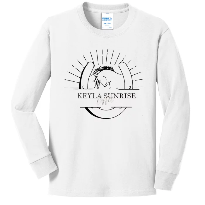 Ethereal Sunset Serenity Kids Long Sleeve Shirt