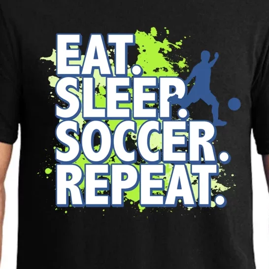 Eat Sleep Soccer Repeat Gift Pajama Set