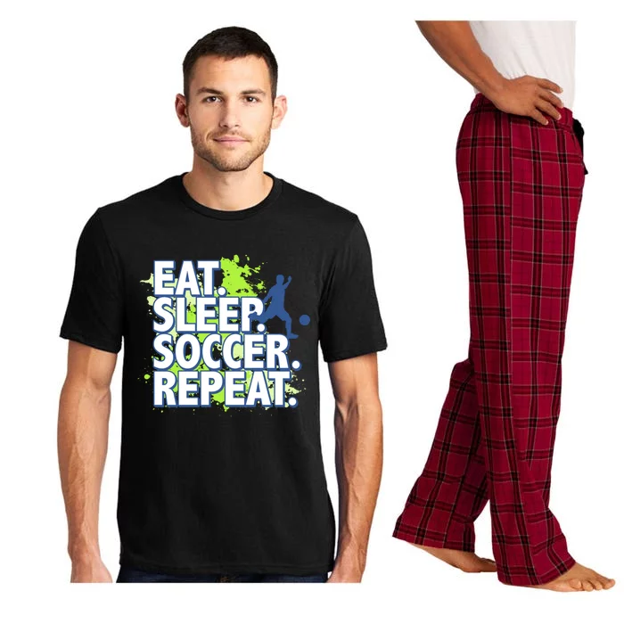 Eat Sleep Soccer Repeat Gift Pajama Set