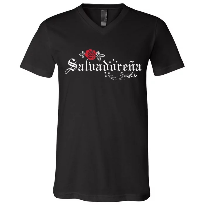 El Salvador SalvadoreñA V-Neck T-Shirt