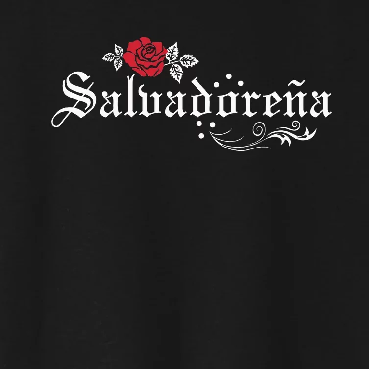 El Salvador SalvadoreñA Women's Crop Top Tee