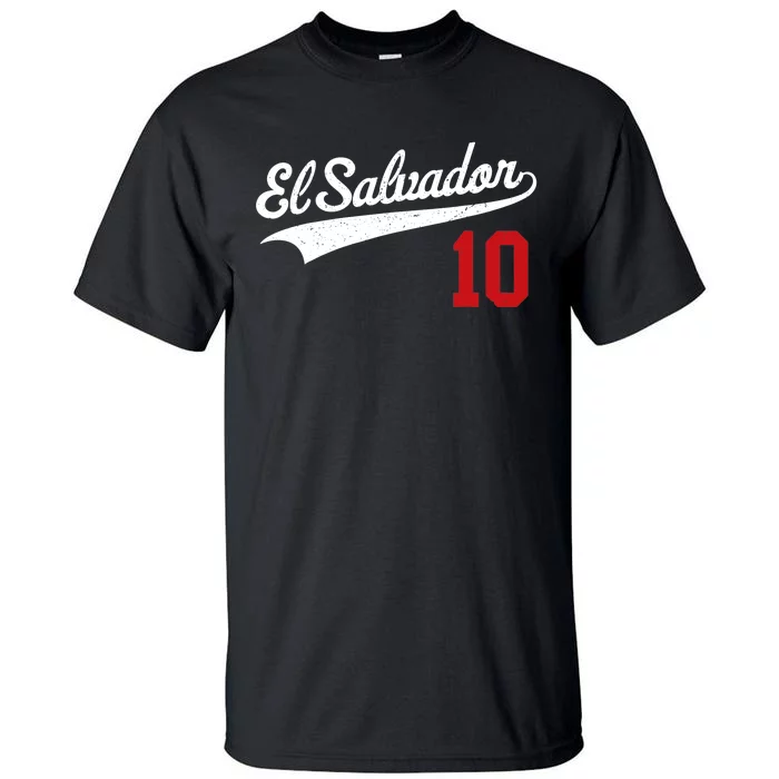 El Salvador Soccer Jersey Camiseta Baseball Beisbol Tall T-Shirt