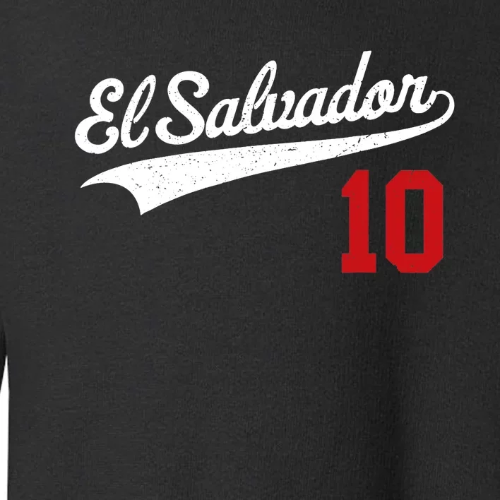 El Salvador Soccer Jersey Camiseta Baseball Beisbol Toddler Sweatshirt