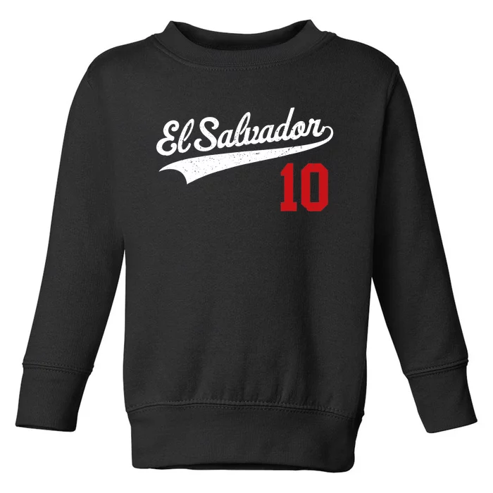 El Salvador Soccer Jersey Camiseta Baseball Beisbol Toddler Sweatshirt