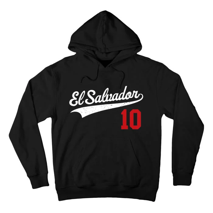 El Salvador Soccer Jersey Camiseta Baseball Beisbol Tall Hoodie