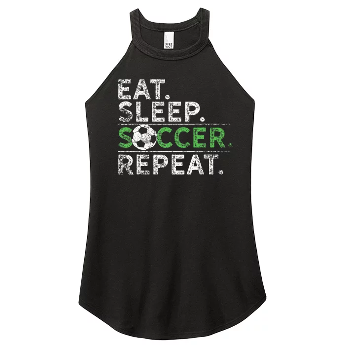 Eat Sleep Soccer Repeat Soccer Player Coach Women’s Perfect Tri Rocker Tank