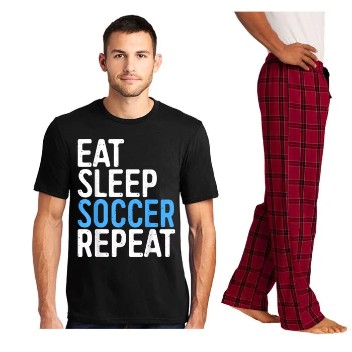 Eat Sleep Soccer Repeat Pajama Set