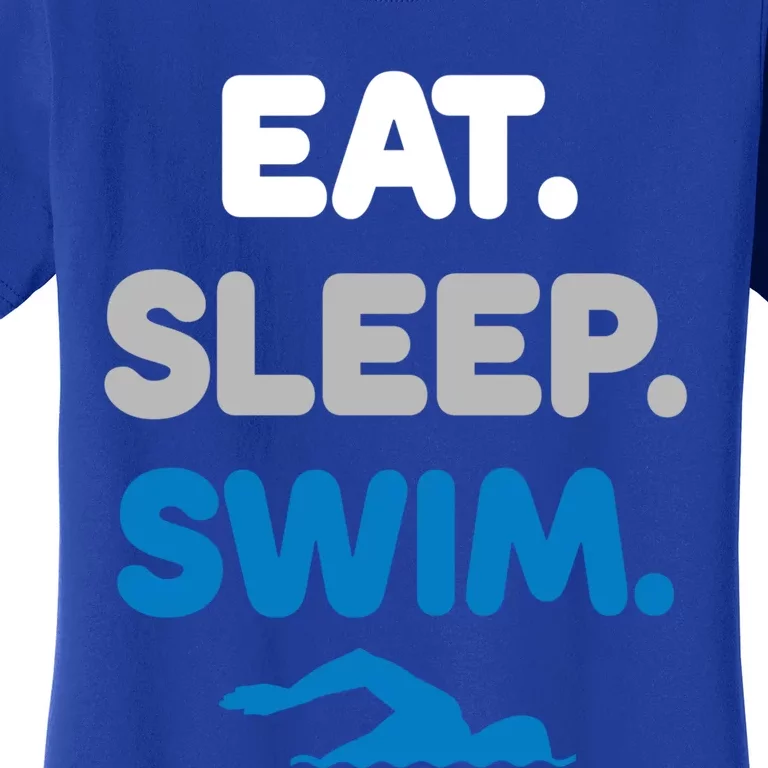 Eat Sleep Swim Swimming Sports Swimmer Athlete Gift Women's T-Shirt