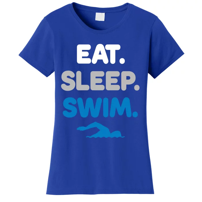 Eat Sleep Swim Swimming Sports Swimmer Athlete Gift Women's T-Shirt