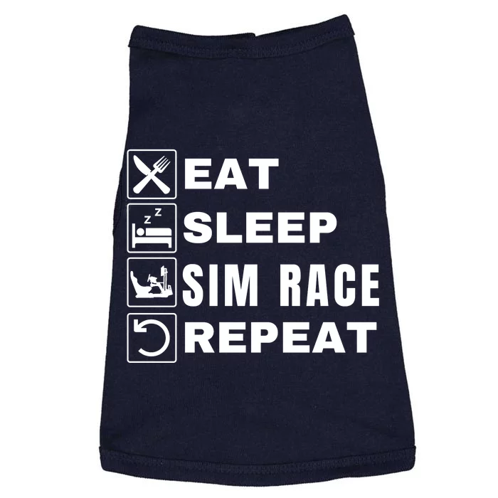 Eat Sleep Sim Race Repeat Sim Racer Car Racing Sim Racing Funny Gaming Esport Doggie Tank