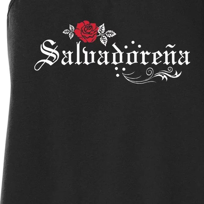 El Salvador SalvadoreñA Women's Racerback Tank