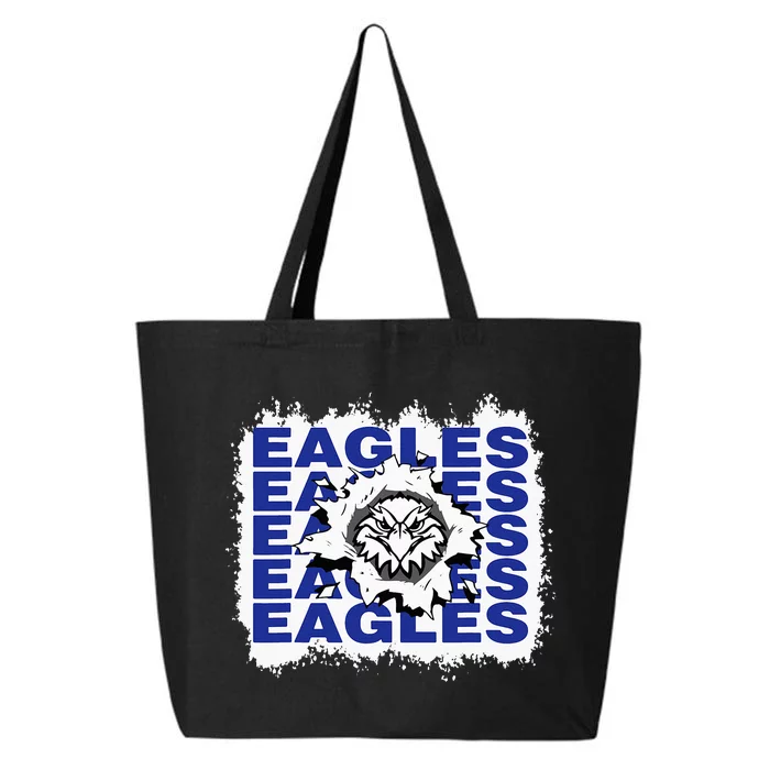 Eagles School Sports Fan Team Spirit 25L Jumbo Tote