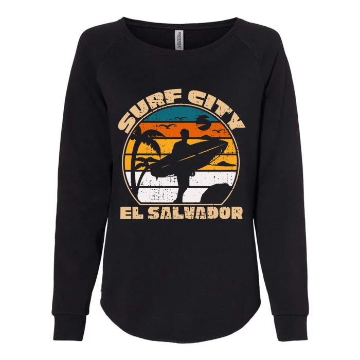 El Salvador Salvadorean Gifts El Salvadoran Roots Womens California Wash Sweatshirt