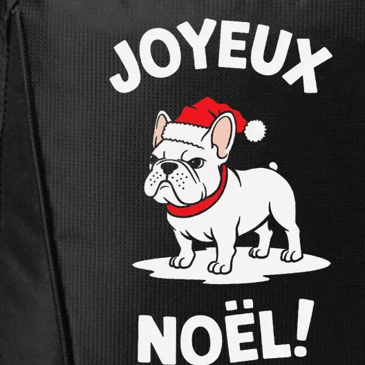 English Springer Spaniel Dog Joyeux NoëL Christmas City Backpack