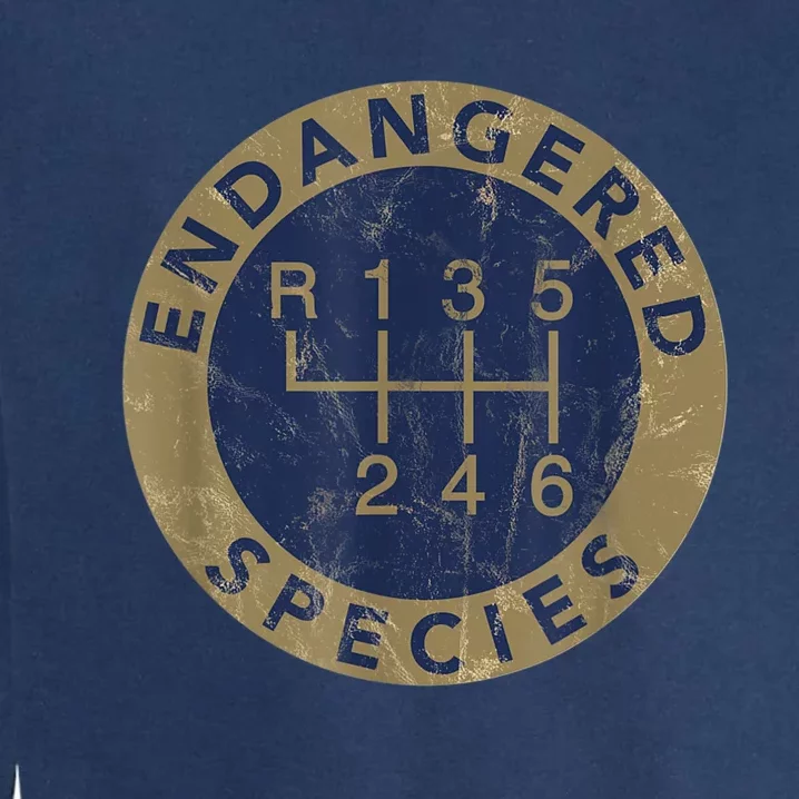 Endangered Species Stick Shift Manual Transmission Drivers Garment-Dyed Sweatshirt