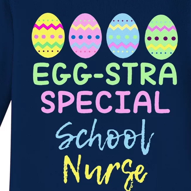 Eggstra Special School Nurse Easter Christmas Baby Long Sleeve Bodysuit