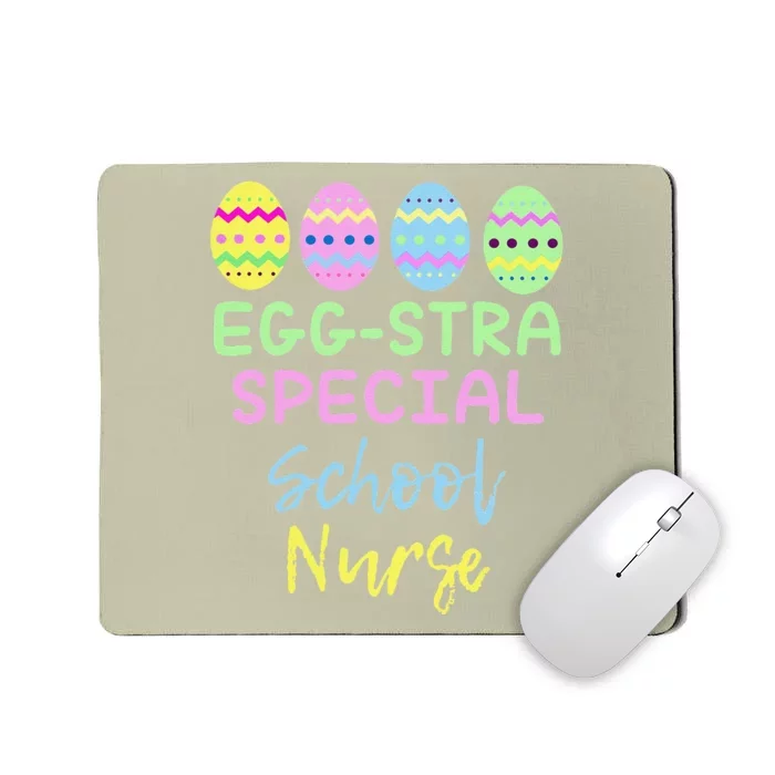 Eggstra Special School Nurse Easter Christmas Mousepad